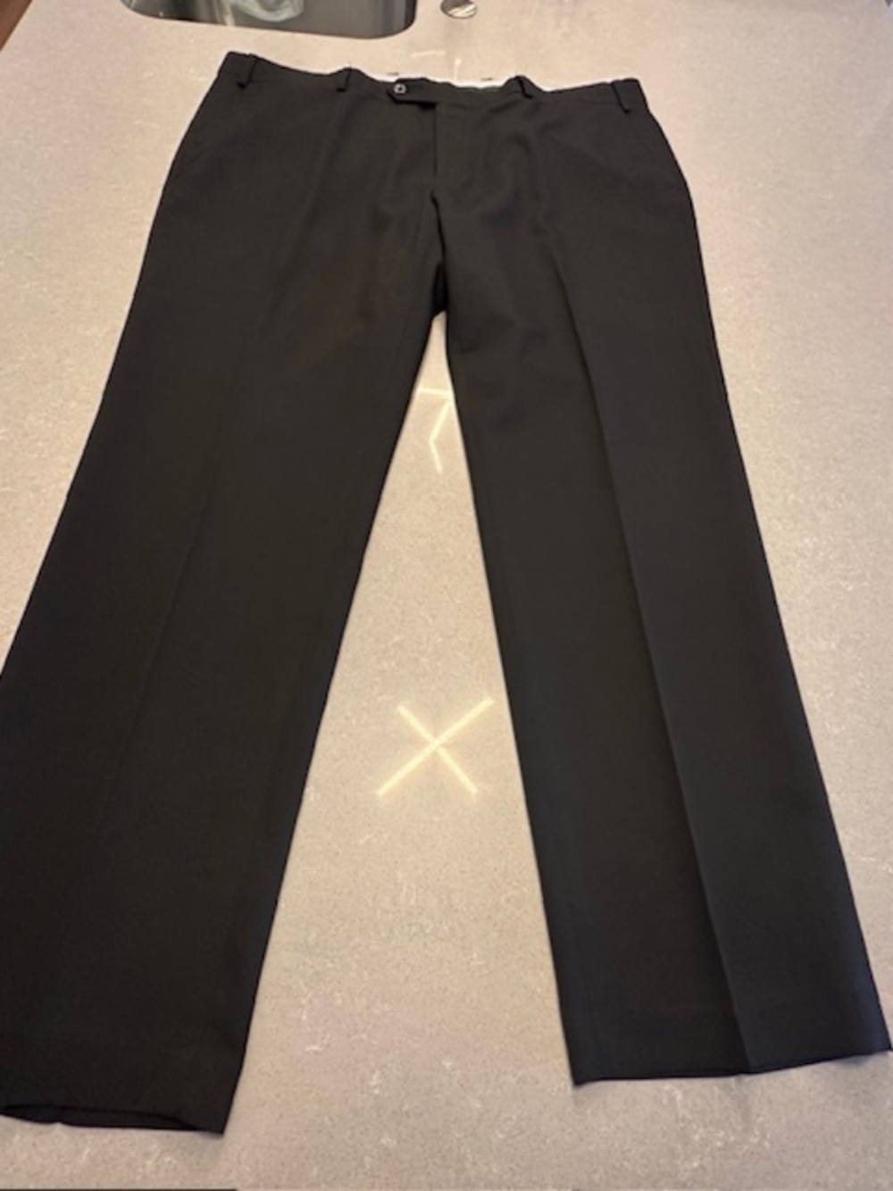 MICHAEL KORS Men's Matisse Solid Classic-Fit Dress Pants Black 40W x 30L
